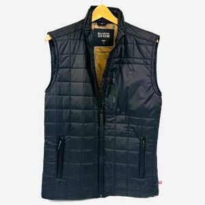 Billabong A/Div Men’s Black Journey Quilted Vest NWOT sz S